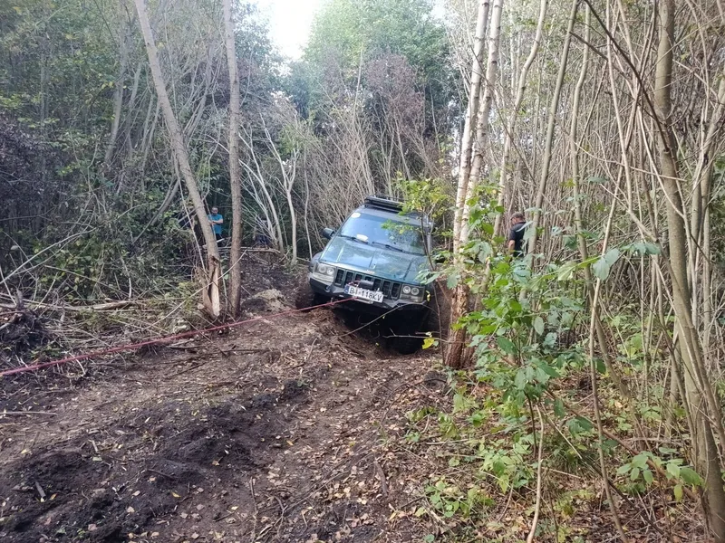 Patrol w leśnych koleinach